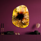 Uv-1083 Baskılı Cam Amorf Duvar Tablosu 