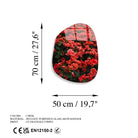 Uv-1093 Baskılı Cam Amorf Duvar Tablosu 