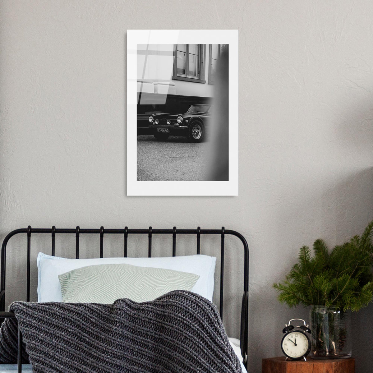 Uv-985 Baskılı Cam Dikdörtgen Duvar Tablosu 