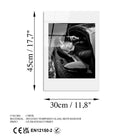 Uv-971 Baskılı Cam Dikdörtgen Duvar Tablosu 