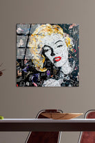 Uv Baskılı Cam Duvar Tablosu, Kare - 50x50 Cm - 1