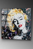 Uv Baskılı Cam Duvar Tablosu, Kare - 50x50 Cm - 3