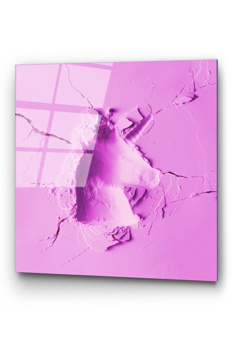 Uv Baskılı Cam Duvar Tablosu, Kare - 50x50 Cm - 5