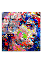 Uv Baskılı Cam Duvar Tablosu, Kare - 50x50 Cm - 5