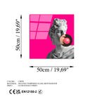 Uv-834 Baskılı Cam Kare Duvar Tablosu 