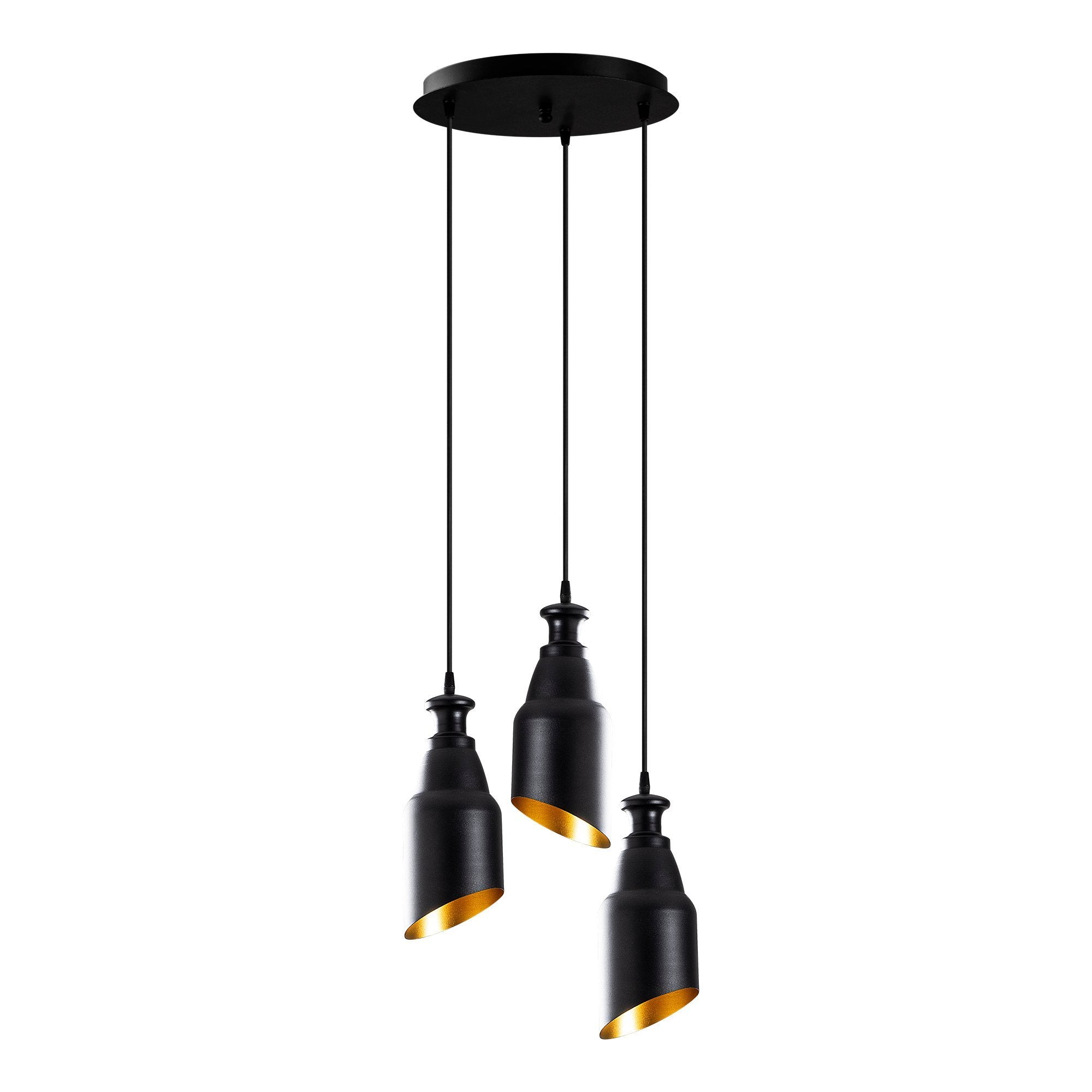 Vireo 191 Black 3 Sıvama Sarkıt Aydınlatma 