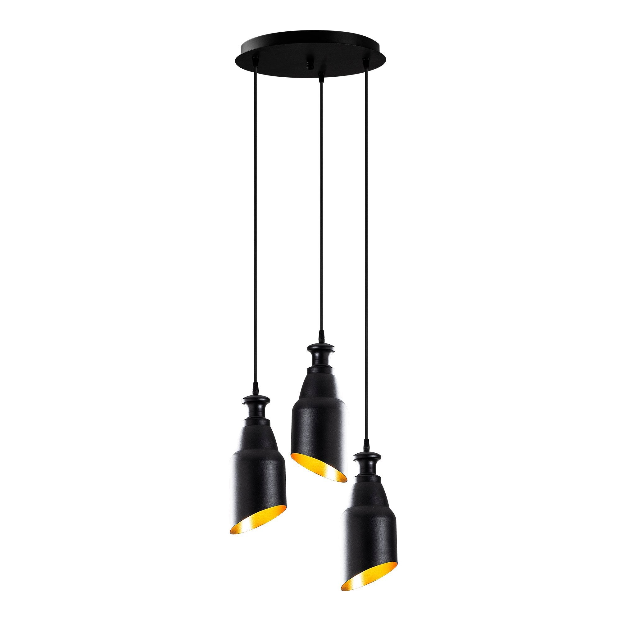 Vireo 191 Black 3 Sıvama Sarkıt Aydınlatma 