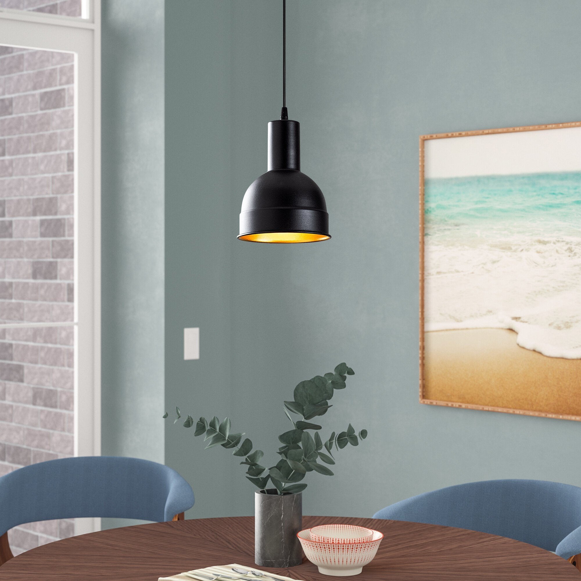 Willow 183 Black 1 Sıvama Sarkıt Aydınlatma 