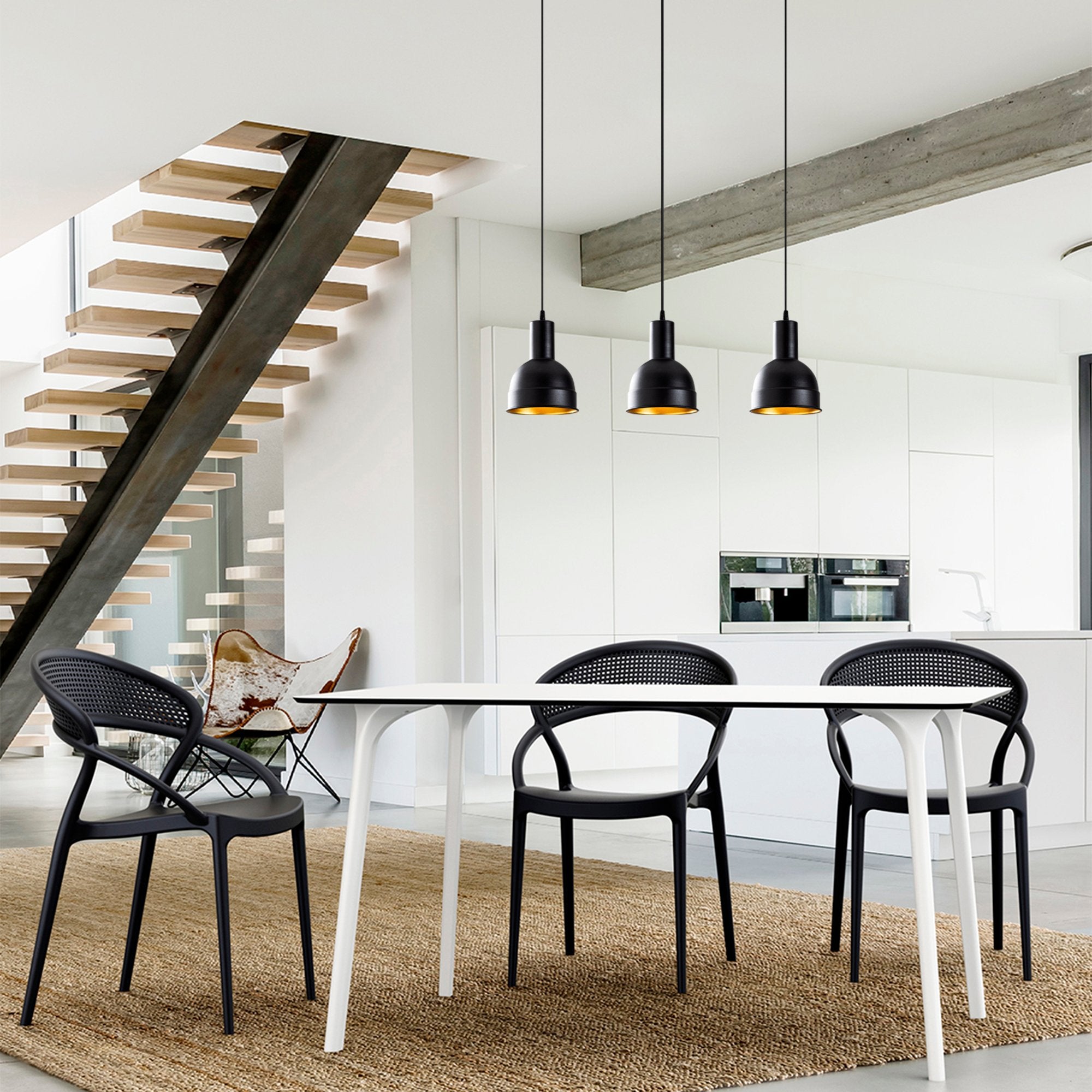 Willow 183 Black 2 Sıvama Sarkıt Aydınlatma 