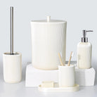 By Selim Lydia İnci 5 Parça Polyester Banyo Seti