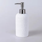 By Selim Natural Beyaz 5 Parça Polyester Banyo Seti
