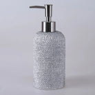 By Selim Natural Gümüş 5 Parça Polyester Banyo Seti