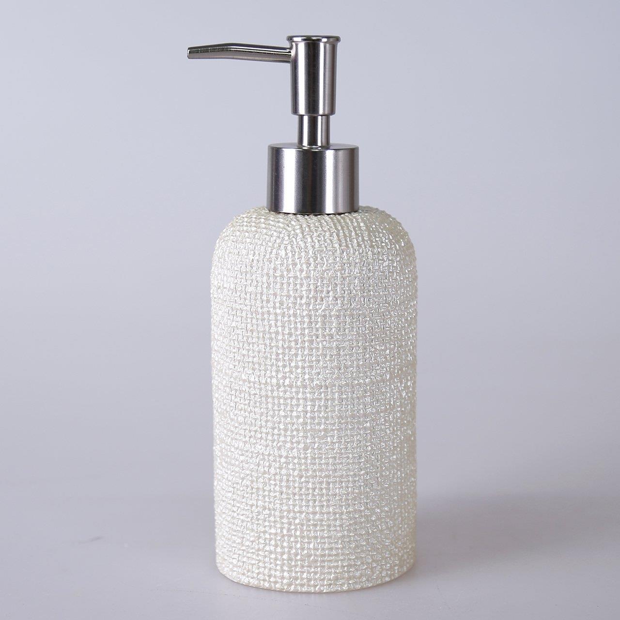 By Selim Natural İnci 5 Parça Polyester Banyo Seti