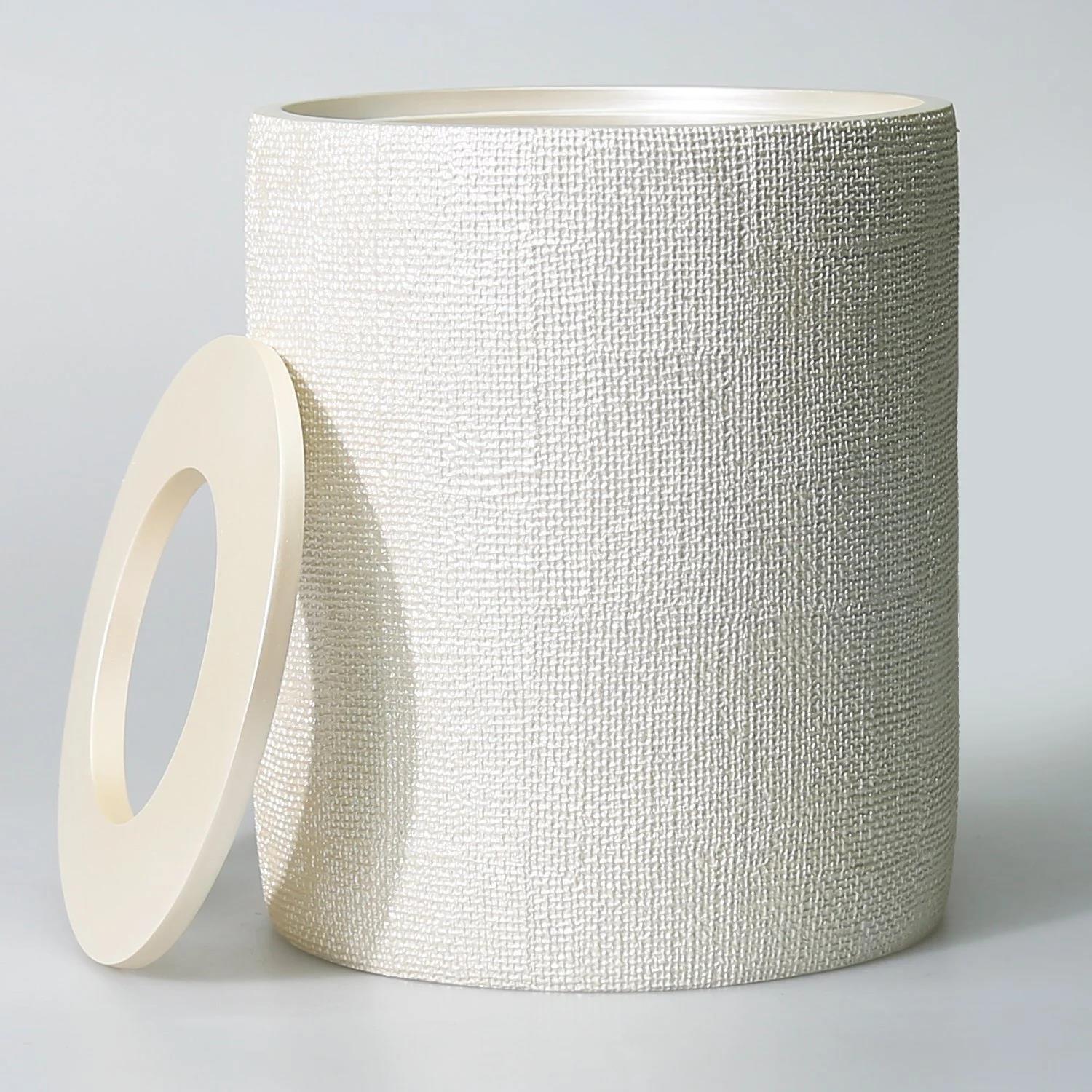 By Selim Natural İnci 5 Parça Polyester Banyo Seti