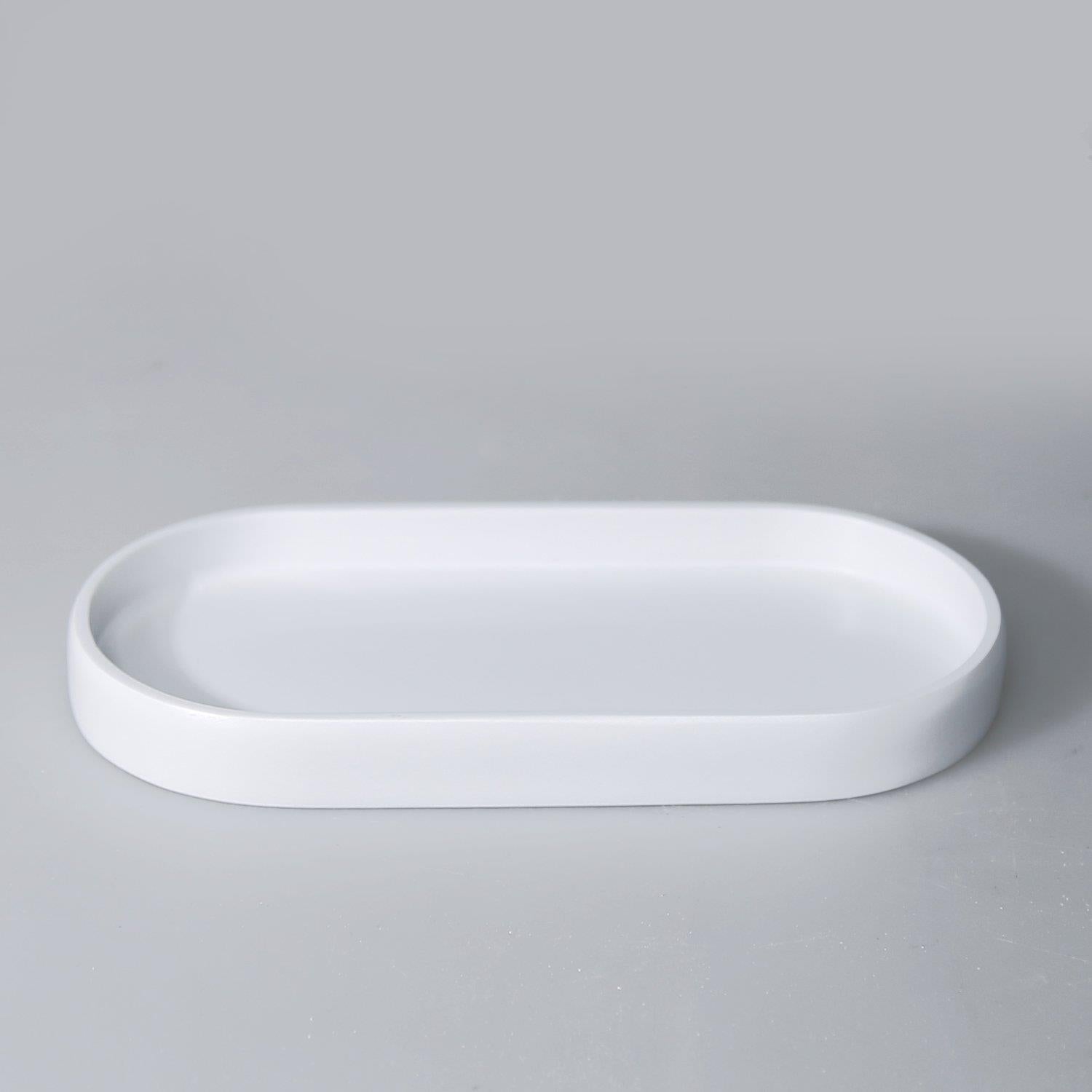 By Selim Neptune Beyaz 5 Parça Polyester Banyo Seti