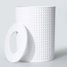 By Selim Neptune Beyaz 5 Parça Polyester Banyo Seti