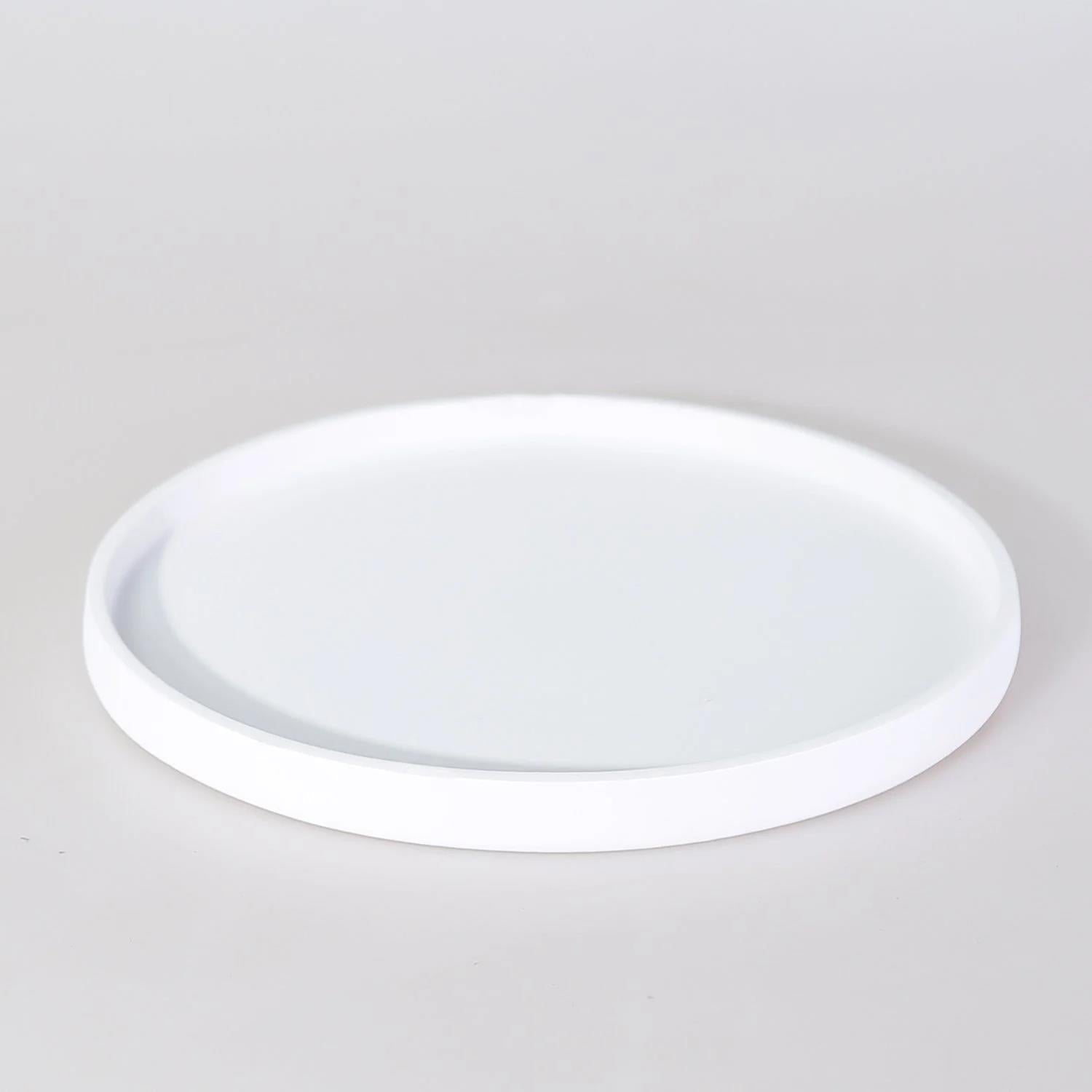 Selim Victoria Yuvarlak Tepsi Beyaz 126BYZ11RS