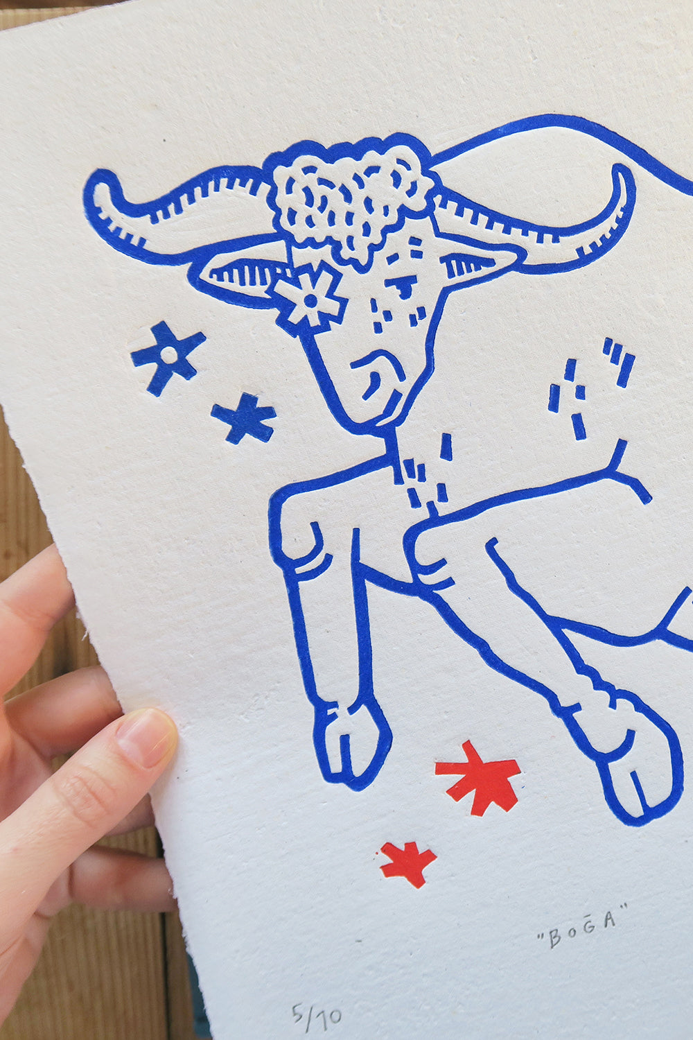 Boğa Linol Baskı - 2