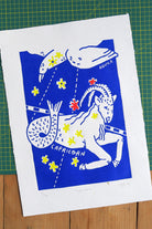 Capricorn Linol Baskı - 1