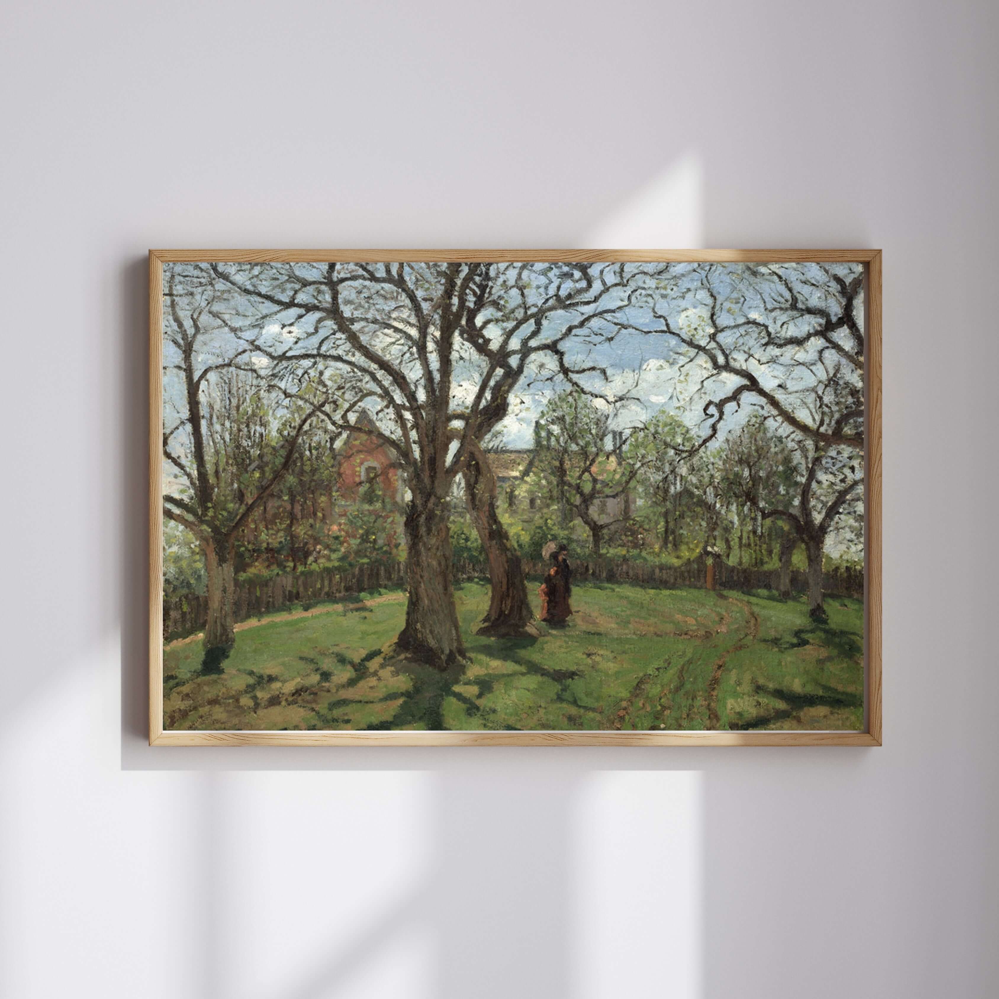 Camille Pissarro - Louveciennes'Deki Kestane Ağaçları