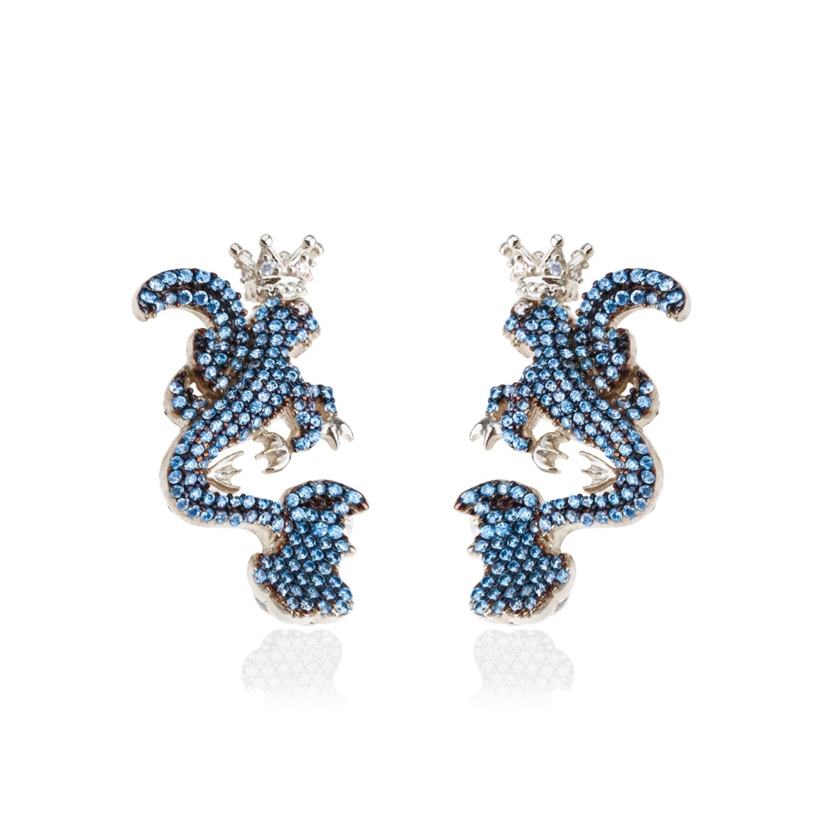 Baby Secret Of The Universe Aqua Kristal İKonik Küpe