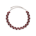 Cosmic Eye Kırmızı Mineli Choker/Kolye