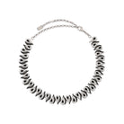 Cosmic Eye Siyah & Beyaz Mineli Choker/Kolye