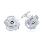 Infinity Flower Silver Kol Düğmesi