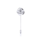 Infinity Flower Silver Yaka İĞnesi