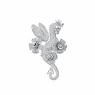 Inner Child White Crystal Fantastik Zürafa Broş / Kolye