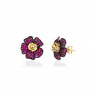 Inner Flower Ruby Küpe
