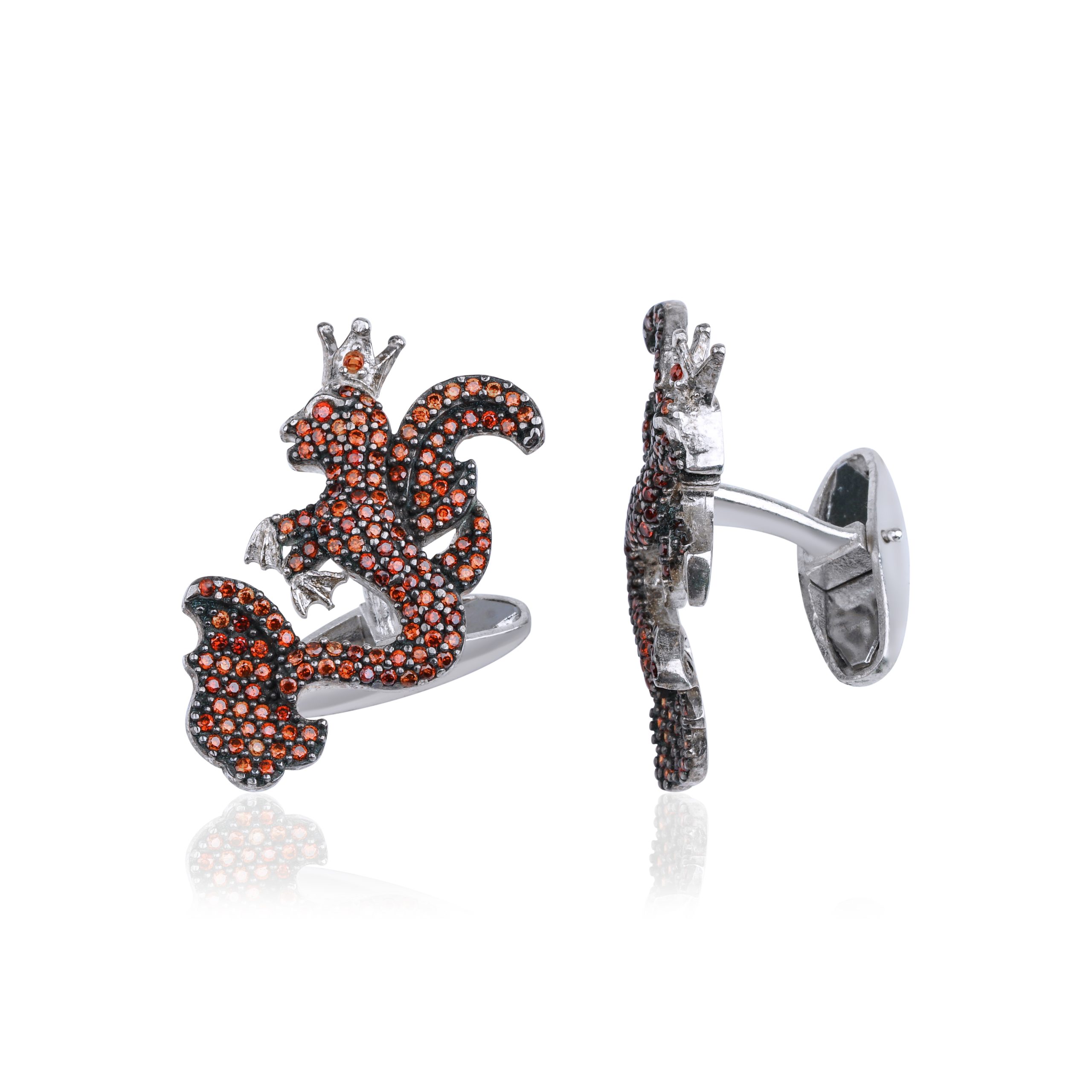 Jr. Secret Of The Universe Garnet Kristal İKonik Kol Düğmesi