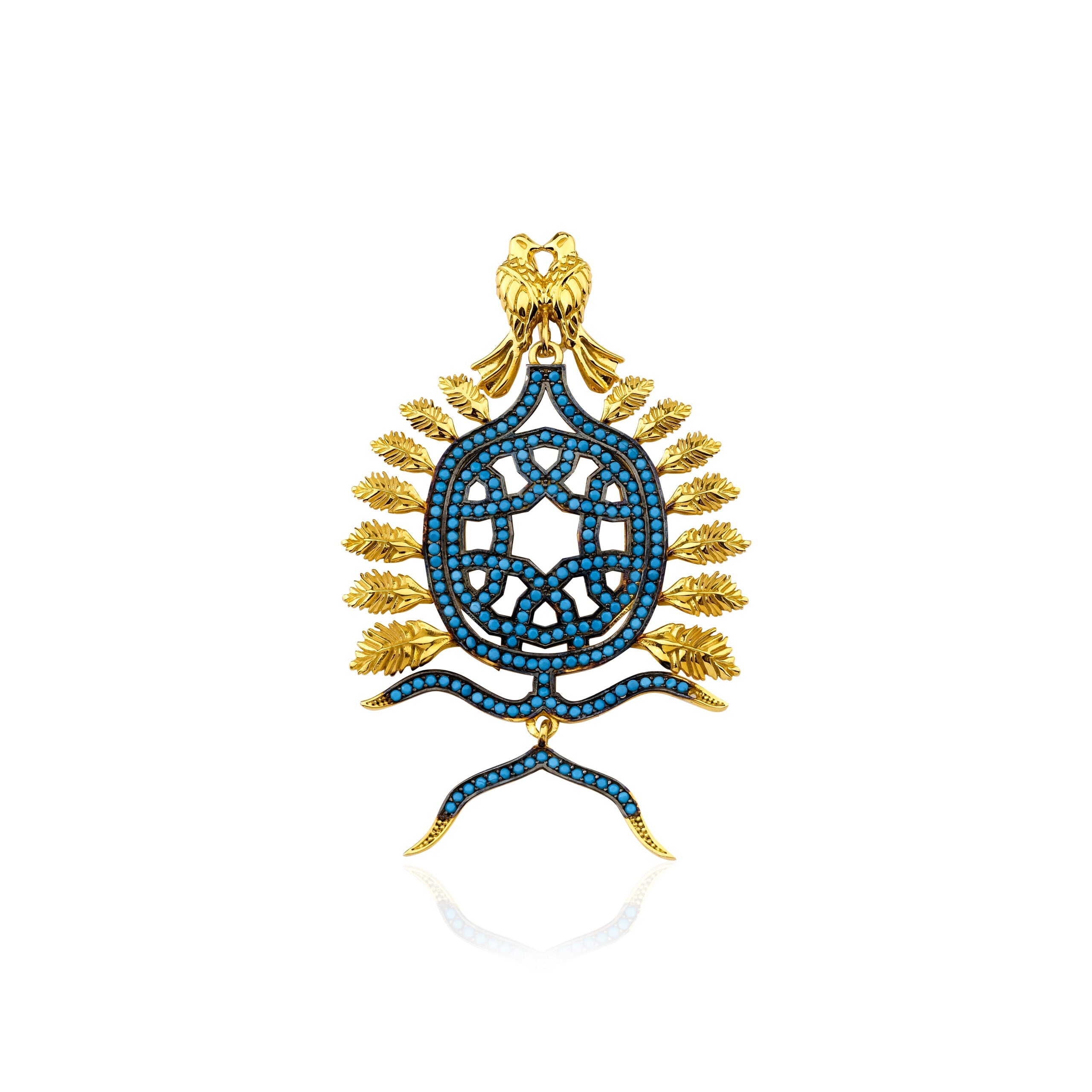 Jr. Sun Of The Ottoman Empire Turkuaz Kolye
