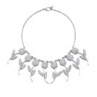 Lale Devri Beyaz Kristal Choker