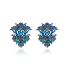 Royal World Aqua Kristal Küpe
