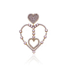 Secret Of Heart Pembe Büyük Kalp Dragon Kolye Ucu