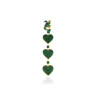 Secret Of Heart Yeşil Üçlü Dragon Kolye Ucu