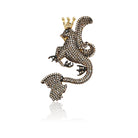 Secret Of Stamboul Şampanya Efsanevi Dragon Kolye / Broş