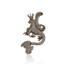 Secret Of Stamboul Şampanya Kristal Mitolojik Dragon Kolye / Broş