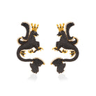 Secret Of Stamboul Siyah Efsanevi Dragon Küpe