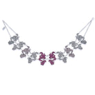 Secret Of The Universe Ruby & Beyaz & Pembe Mitolojik Dragon Choker/Kolye