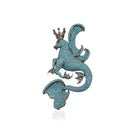 Secret Of The Universe Turkuaz Kristal Mitolojik Dragon Kolye / Broş