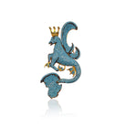 Secret Of The Universe Turkuaz Kristal Mitolojik Dragon Kolye / Broş