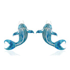 Sultan Of The Ocean Aqua Desen Gösterişli Küpe