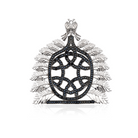 Sun Of The Ottoman Empire Siyah & Beyaz Kolye