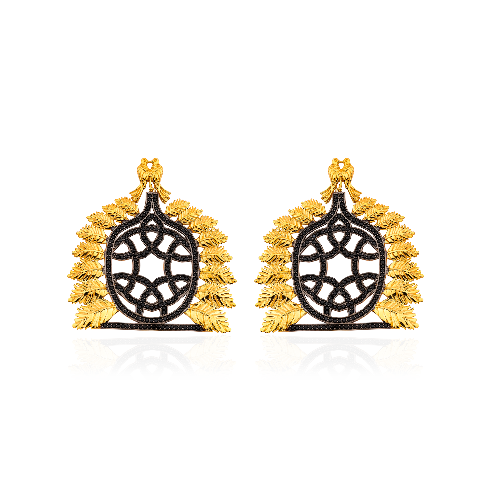 Sun Of The Ottoman Empire Siyah Küpe