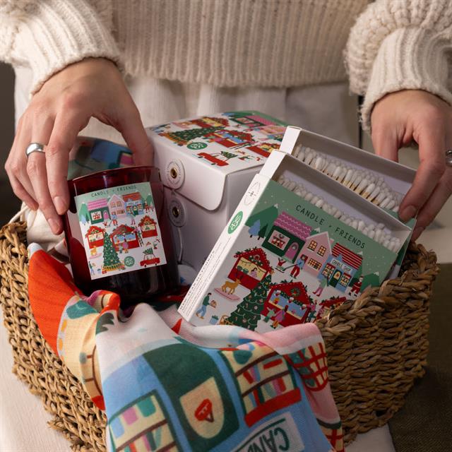 Candle + Friends-Christmas Collection Yeni Yıl Cam Mum Medium-Mum-3-Milagron.com