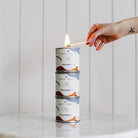 Candle + Friends-Candle + Friends No.5 Mor Hediye Seti (Mum Söndürücü, çikolata, Mum Ve Büyük Kibrit)-Hediye Seti-2-Milagron.com
