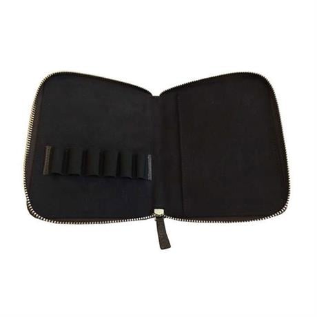 Carens-Crazy 6'lı Hakiki Deri Kalem çantası Acı Kahve K83-Kalem Çantası-6-Milagron.com