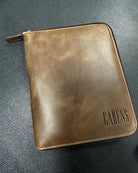 Carens-Crazy 6'lı Hakiki Deri Kalem çantası Kahve K88-Kalem Çantası-4-Milagron.com